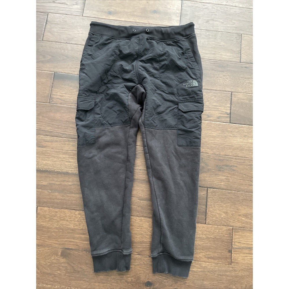 The North Face Denali Jogger Track‎ Pants Mens M Black Cargo